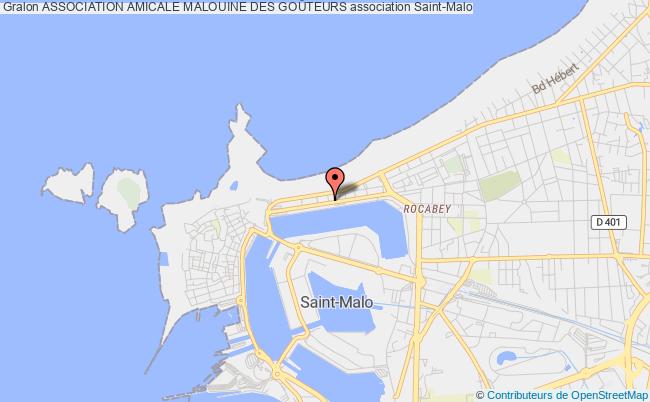 plan association Association Amicale Malouine Des GoÛteurs Saint-Malo
