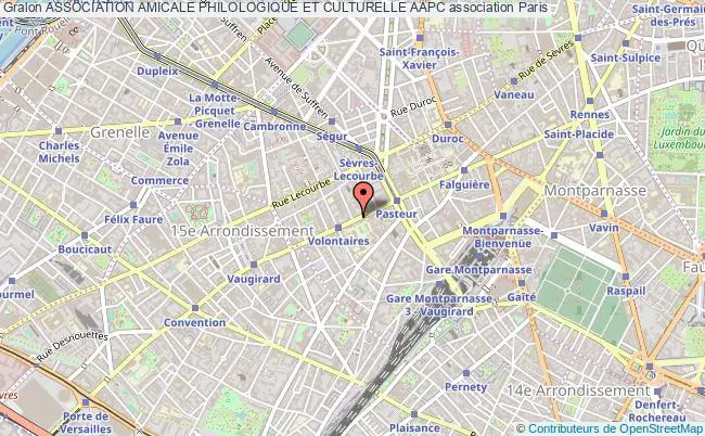 plan association Association Amicale Philologique Et Culturelle Aapc Paris