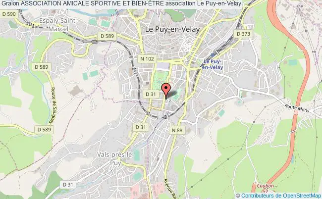 plan association Association Amicale Sportive Et Bien-Être Le    Puy-en-Velay