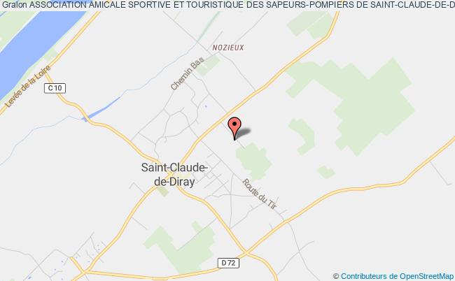 plan association Association Amicale Sportive Et Touristique Des Sapeurs-pompiers De Saint-claude-de-diray Saint-Claude-de-Diray