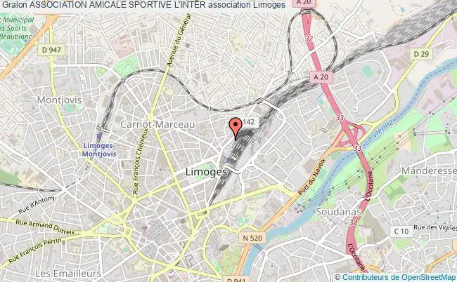 plan association Association Amicale Sportive L'inter Limoges