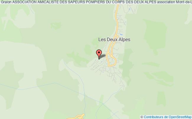 plan association Association Amicaliste Des Sapeurs Pompiers Du Corps Des Deux Alpes Mont-de-Lans
