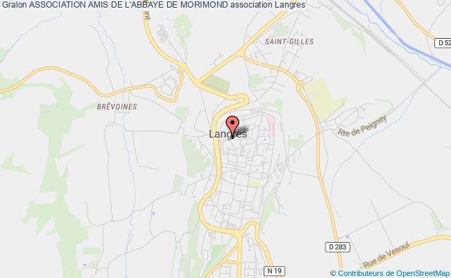 plan association Association Amis De L'abbaye De Morimond Langres