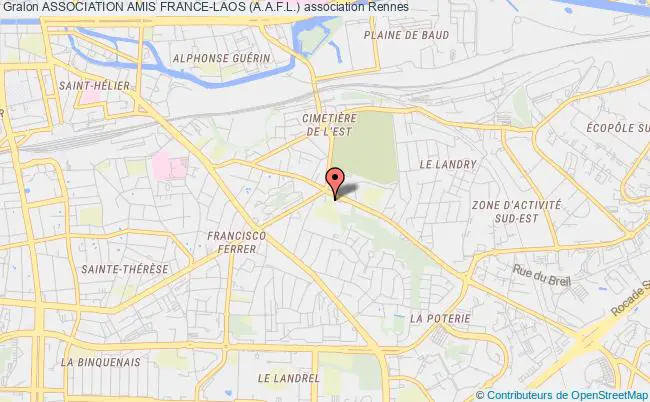 plan association Association Amis France-laos (a.a.f.l.) Rennes