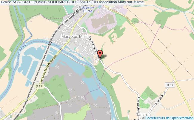 plan association Association Amis Solidaires Du Cameroun Mary-sur-Marne