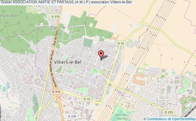 plan association Association Amitie Et Partage (a.m.i.p.) Villiers-le-Bel