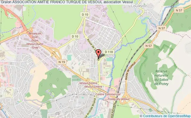 plan association Association Amitie Franco Turque De Vesoul Vesoul