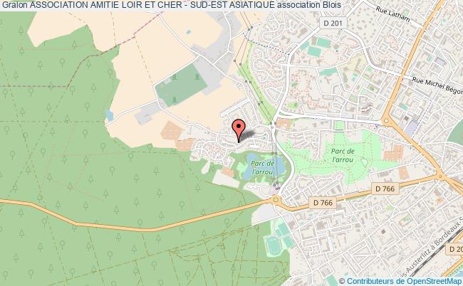plan association Association Amitie Loir Et Cher - Sud-est Asiatique Blois