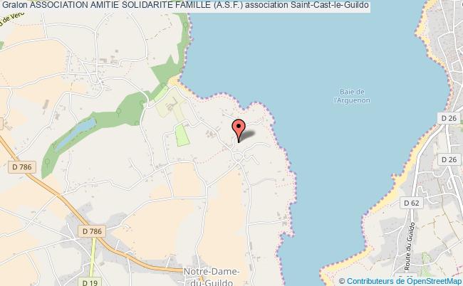 plan association Association Amitie Solidarite Famille (a.s.f.) Saint-Cast-le-Guildo