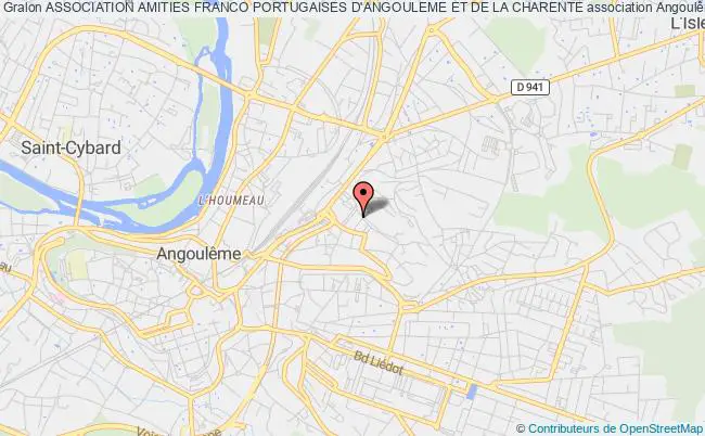 plan association Association Amities Franco Portugaises D'angouleme Et De La Charente Angoulême