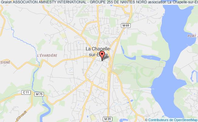 plan association Association Amnesty International - Groupe 255 De Nantes Nord La Chapelle-sur-Erdre