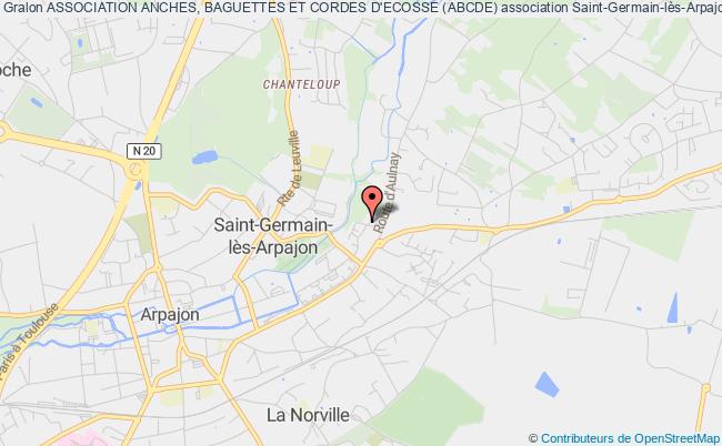 plan association Association Anches, Baguettes Et Cordes D'ecosse (abcde) Saint-Germain-lès-Arpajon