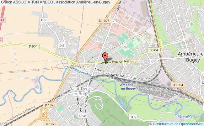 plan association Association Andeol Ambérieu-en-Bugey
