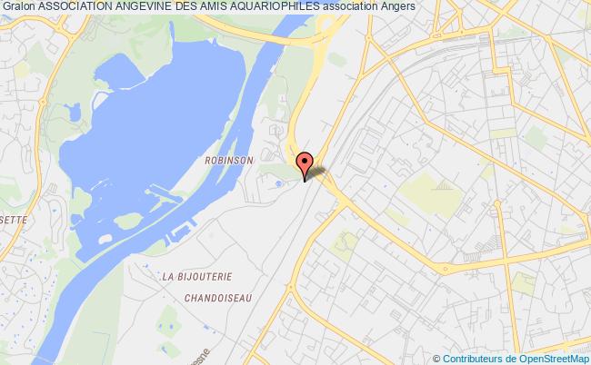 plan association Association Angevine Des Amis Aquariophiles Angers