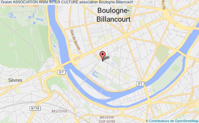 plan association Association Anim Inter Culture Boulogne-Billancourt