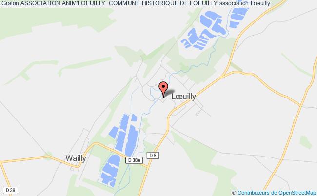 plan association Association Anim'loeuilly  Commune Historique De Loeuilly Loeuilly