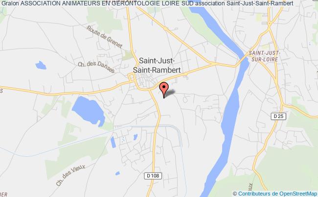 plan association Association Animateurs En Gerontologie Loire Sud Saint-Just-Saint-Rambert