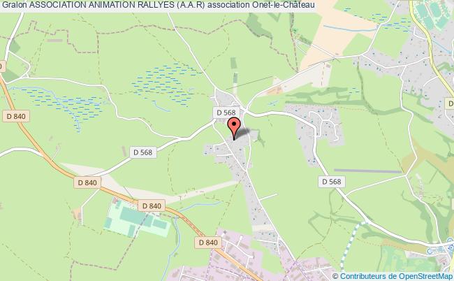 plan association Association Animation Rallyes (a.a.r) Onet-le-Château