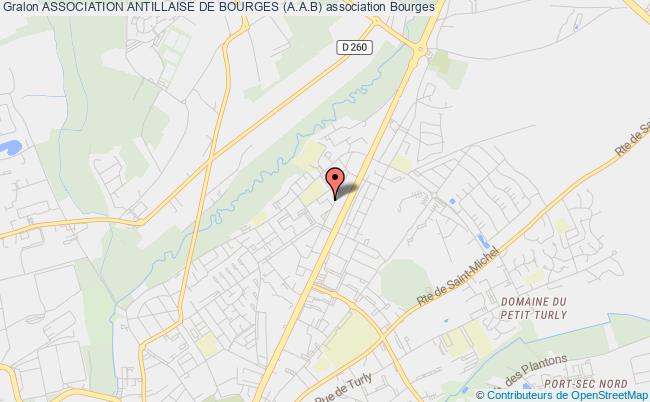 plan association Association Antillaise De Bourges (a.a.b) Bourges