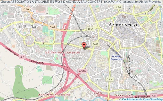 plan association Association Antillaise En Pays D'aix Nouveau Concept  (a.a.p.a.n.c) Aix-en-Provence