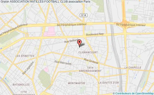 plan association Association Antilles Football Club Paris