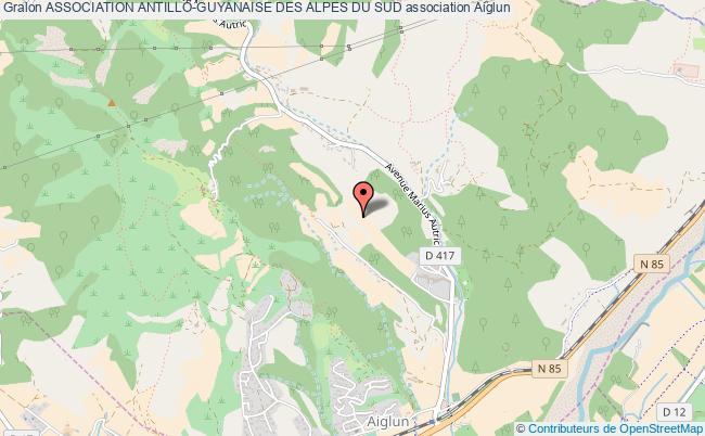 plan association Association Antillo-guyanaise Des Alpes Du Sud Aiglun