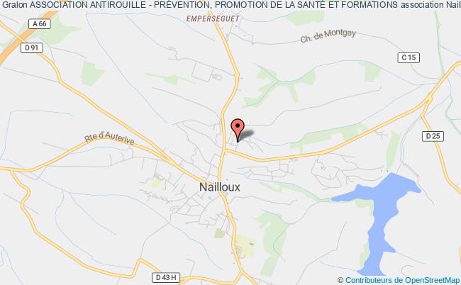 plan association Association Antirouille - PrÉvention, Promotion De La SantÉ Et Formations Nailloux