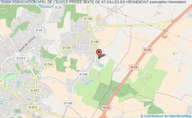 ASSOCIATION APEL DE L'ECOLE PRIVEE MIXTE DE ST GILLES EN HENNEBONT