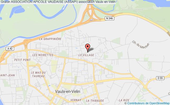 plan association Association Apicole Vaudaise (assapi) Vaulx-en-Velin