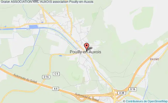 plan association Association Arc Auxois Pouilly-en-Auxois