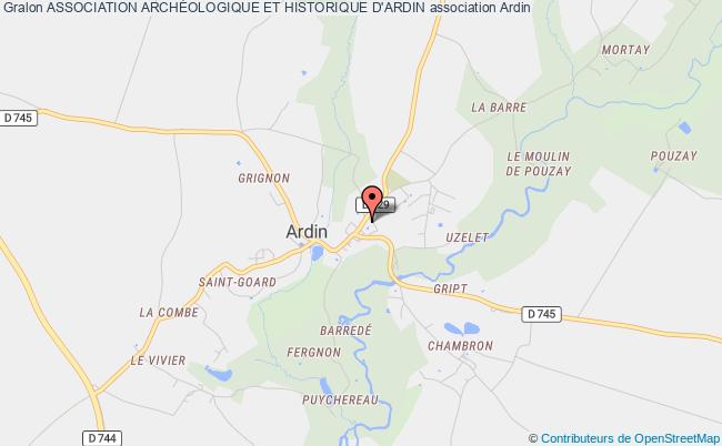 plan association Association ArchÉologique Et Historique D'ardin Ardin