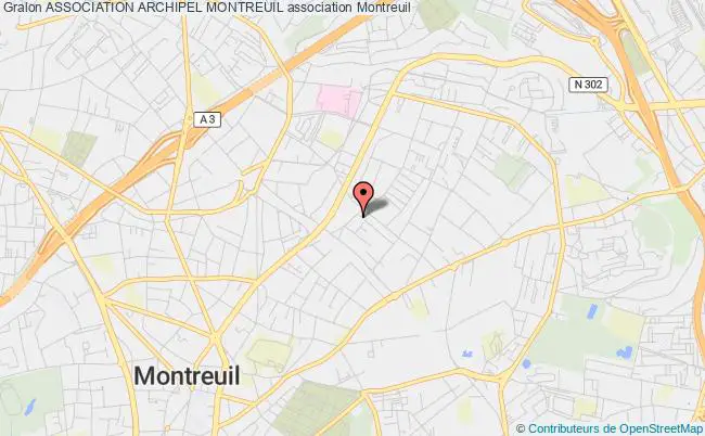 plan association Association Archipel Montreuil Montreuil