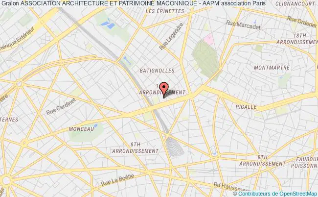 plan association Association Architecture Et Patrimoine Maconnique - Aapm Paris