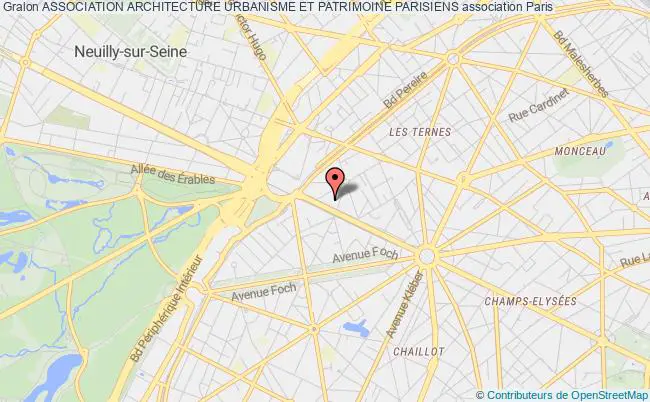 plan association Association Architecture Urbanisme Et Patrimoine Parisiens PARIS