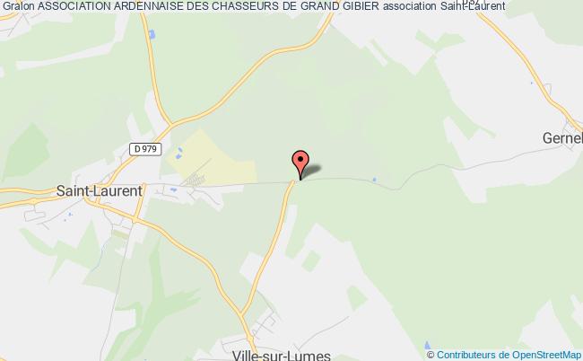 plan association Association Ardennaise Des Chasseurs De Grand Gibier Saint-Laurent