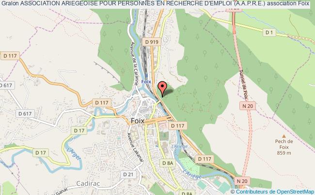 plan association Association Ariegeoise Pour Personnes En Recherche D'emploi (a.a.p.r.e.) Foix