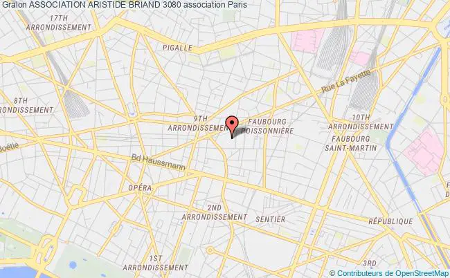 plan association Association Aristide Briand 3080 Paris