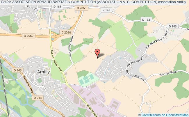 plan association Association Arnaud Sarrazin Competition (association A. S. Competition) Amilly