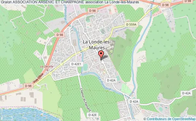 plan association Association Arsenic Et Champagne La Londe-les-Maures