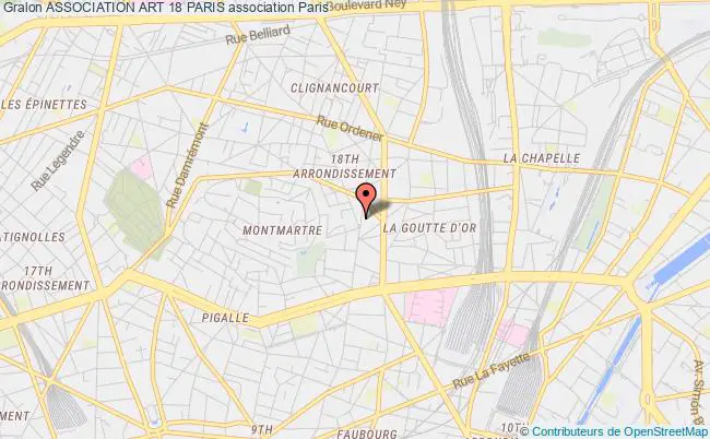 plan association Association Art 18 Paris Paris 18e