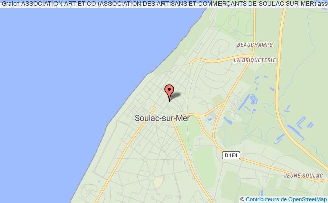 plan association Association Art Et Co (association Des Artisans Et CommerÇants De Soulac-sur-mer) Soulac-sur-Mer