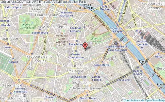 plan association Association Art Et Yoga Veme Paris