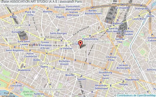 plan association Association Art Studio (a.a.s.) Paris