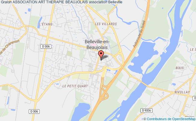 plan association Association Art Therapie Beaujolais Belleville-en-Beaujolais