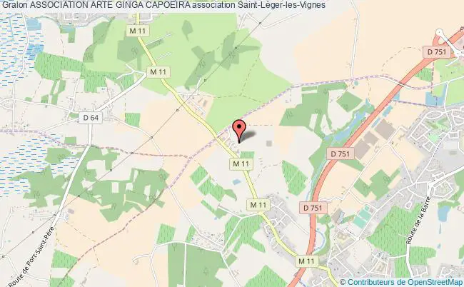 plan association Association Arte Ginga Capoeira Saint-Léger-les-Vignes