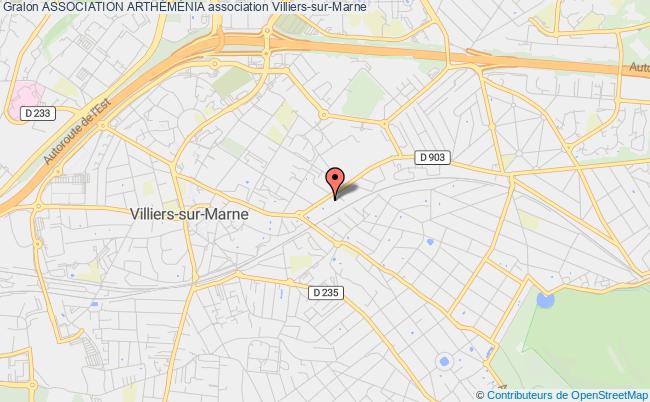 plan association Association ArthÉmÉnia Villiers-sur-Marne