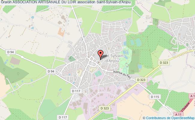 plan association Association Artisanale Du Loir Saint-Sylvain-d'Anjou