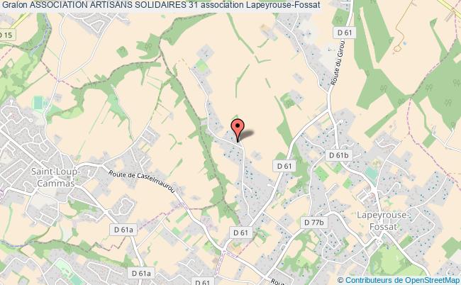 plan association Association Artisans Solidaires 31 Lapeyrouse-Fossat