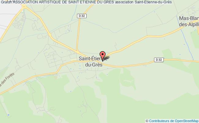 plan association Association Artistique De Saint Etienne Du Gres Saint-Étienne-du-Grès