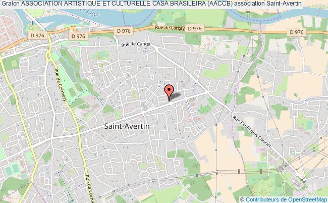 plan association Association Artistique Et Culturelle Casa Brasileira (aaccb) Saint-Avertin